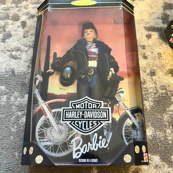 Mattel Harley Davidson Barbie #2 Limited Edition Doll 1998 (NWT)